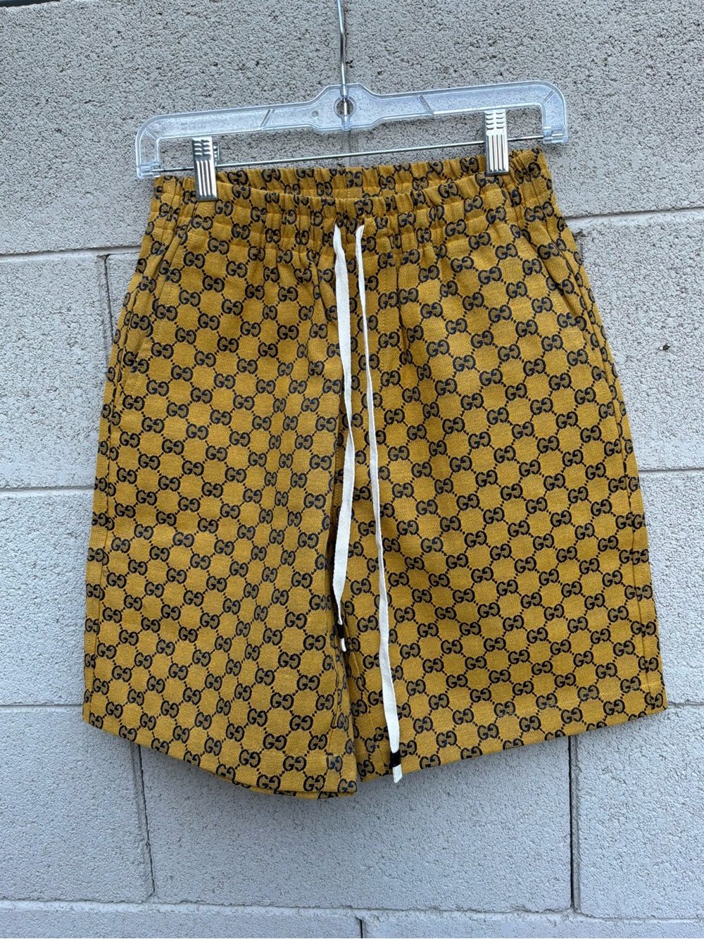 NWT Men's Gucci GG Monogram Canvas Shorts sz 50/ S